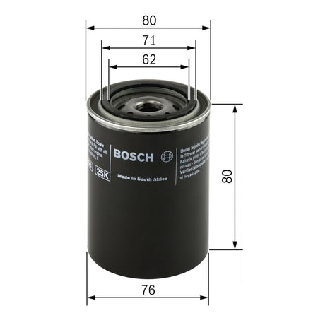 Bosch F026407005 Oil Filter - 1