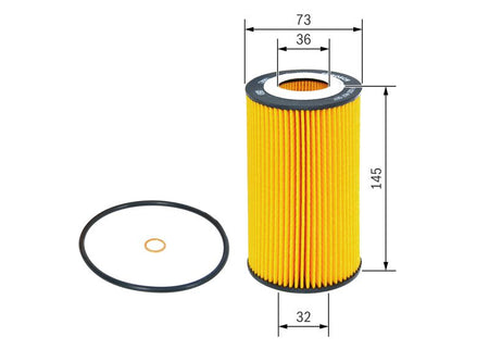 Bosch F026407007 Oil Filter - 1