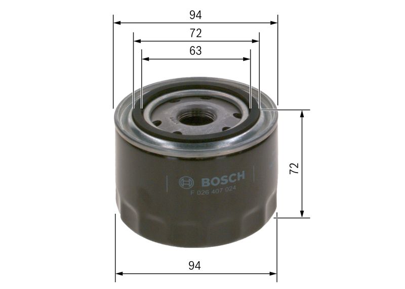 Bosch F026407024 Oil Filter - 5