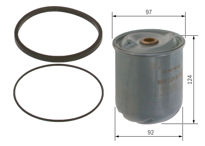 Bosch F026407058 Oil Filter - 1