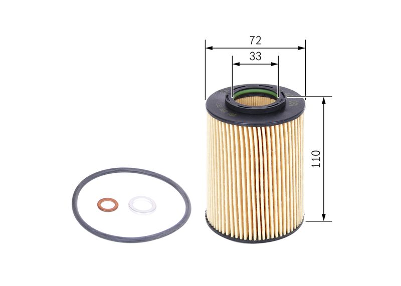 Bosch F026407061 Oil Filter - 1