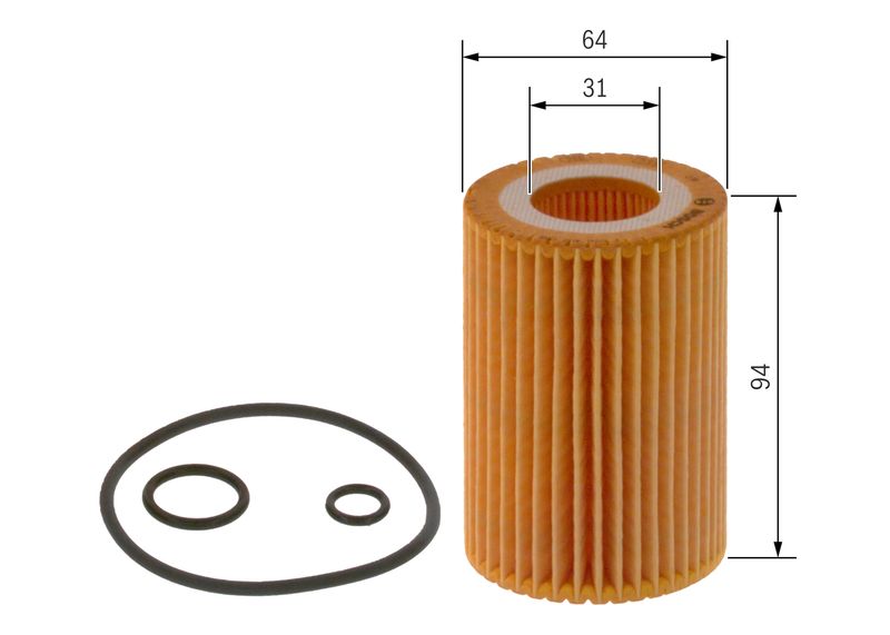 Bosch F026407068 Oil Filter - 5