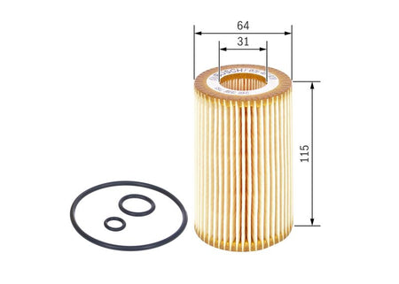 Bosch F026407070 Oil Filter - 1
