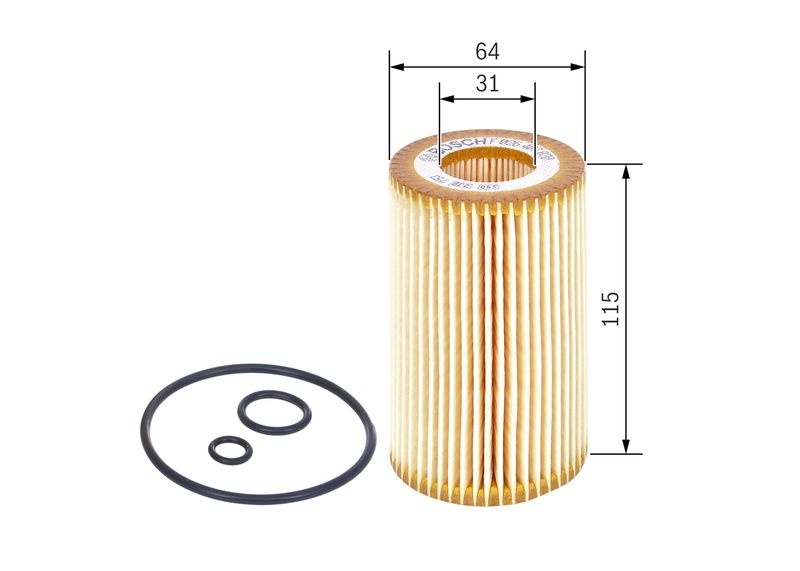 Bosch F026407070 Oil Filter - 1