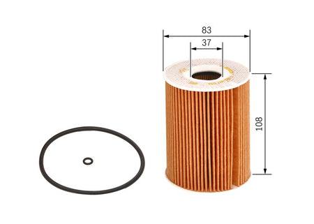 Bosch F026407076 Oil Filter - 1