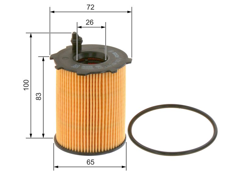 Bosch F026407082 Oil Filter - 5