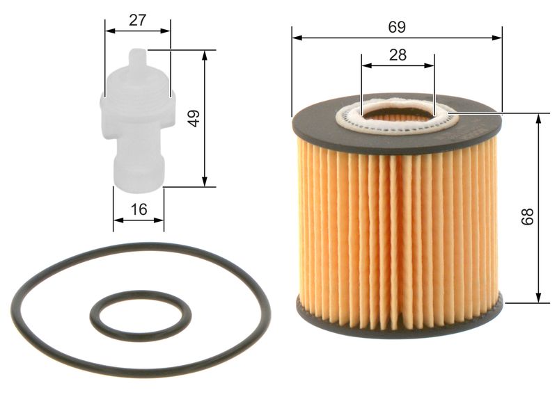 Bosch F026407098 Oil Filter - 1