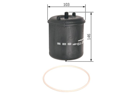 Bosch F026407119 Oil Filter - 1