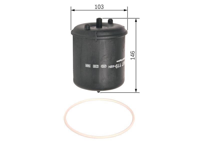 Bosch F026407119 Oil Filter - 1