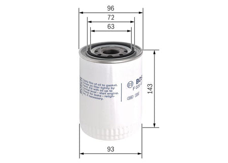 Bosch F026407121 Oil Filter - 1