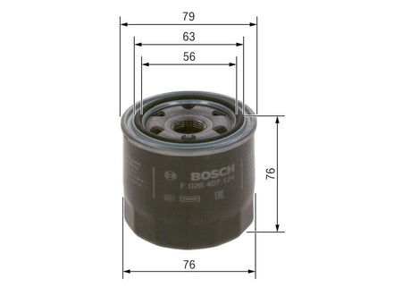 Bosch F026407124 Oil Filter - 5