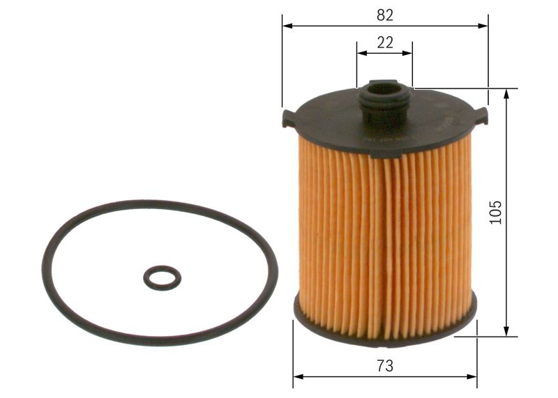 Bosch F026407152 Oil Filter - 5