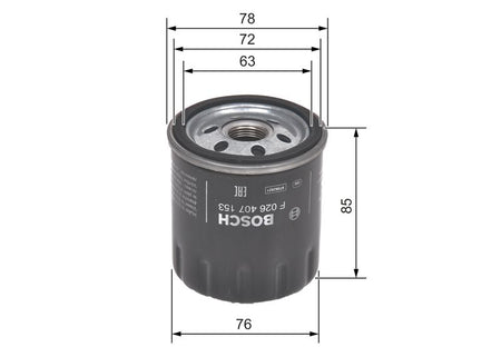 Bosch F026407153 Oil Filter - 5