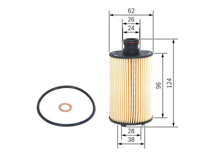 Bosch F026407154 Oil Filter - 1