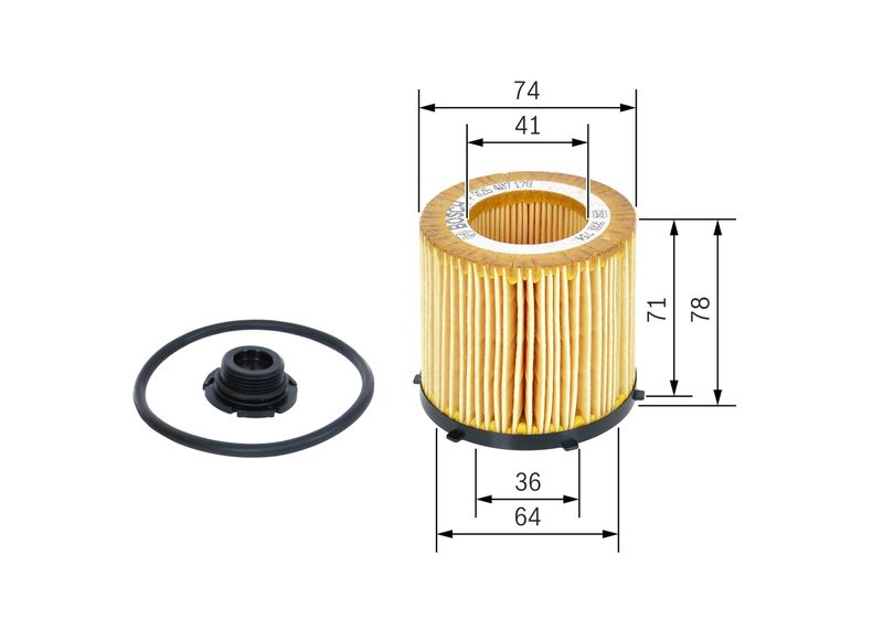 Bosch F026407178 Oil Filter - 1