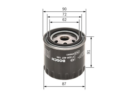 Bosch F026407184 Oil Filter - 1
