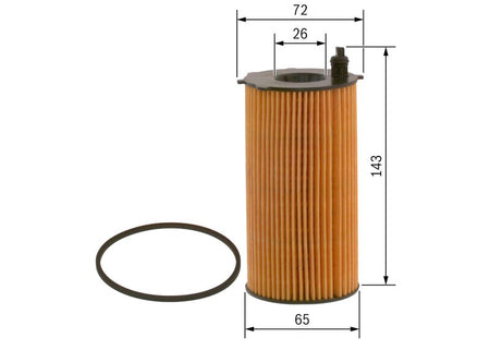 Bosch F026407207 Oil Filter - 5