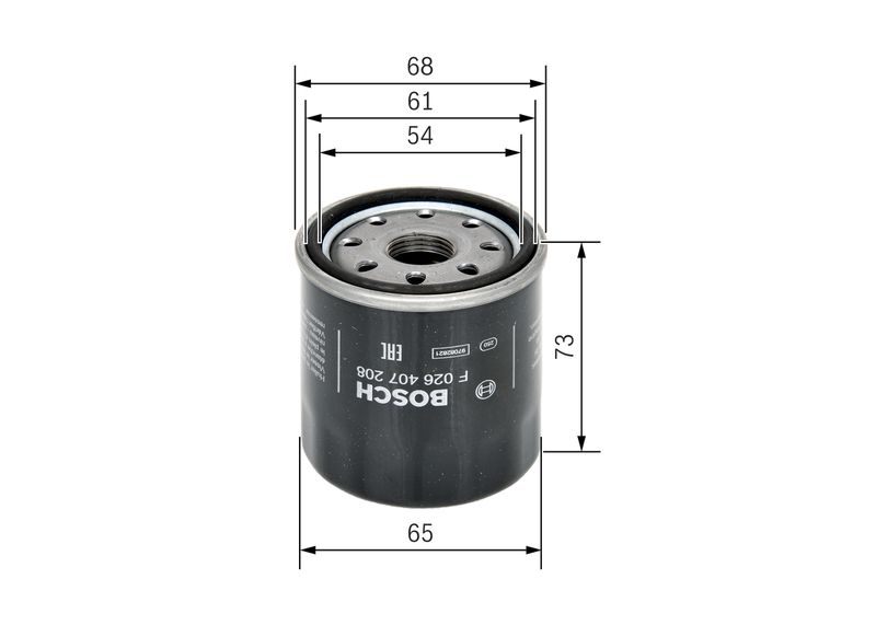 Bosch F026407208 Oil Filter - 1