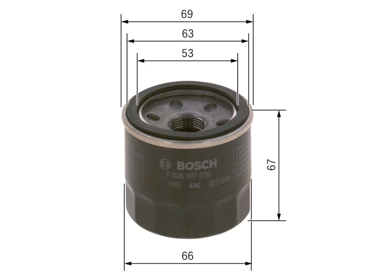 Bosch F026407210 Oil Filter - 5