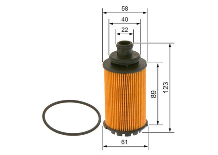 Bosch F026407214 Oil Filter - 5