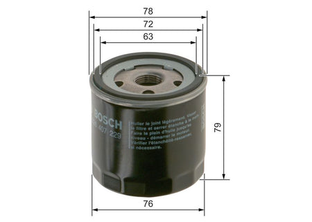 Bosch F026407229 Oil Filter - 1
