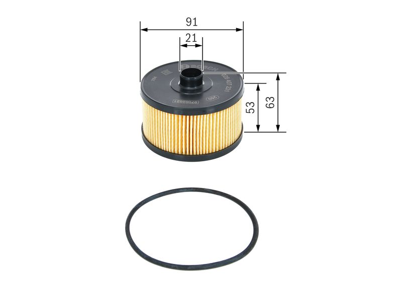 Bosch F026407231 Oil Filter - 1