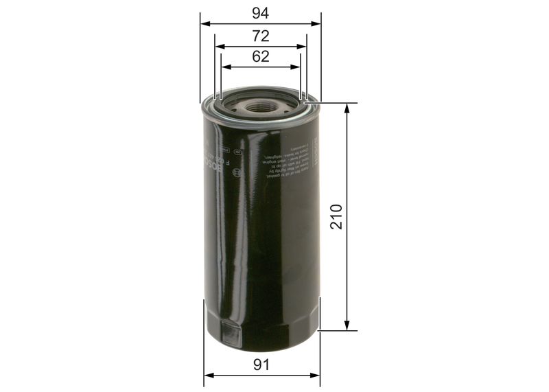 Bosch F026407234 Oil Filter - 1