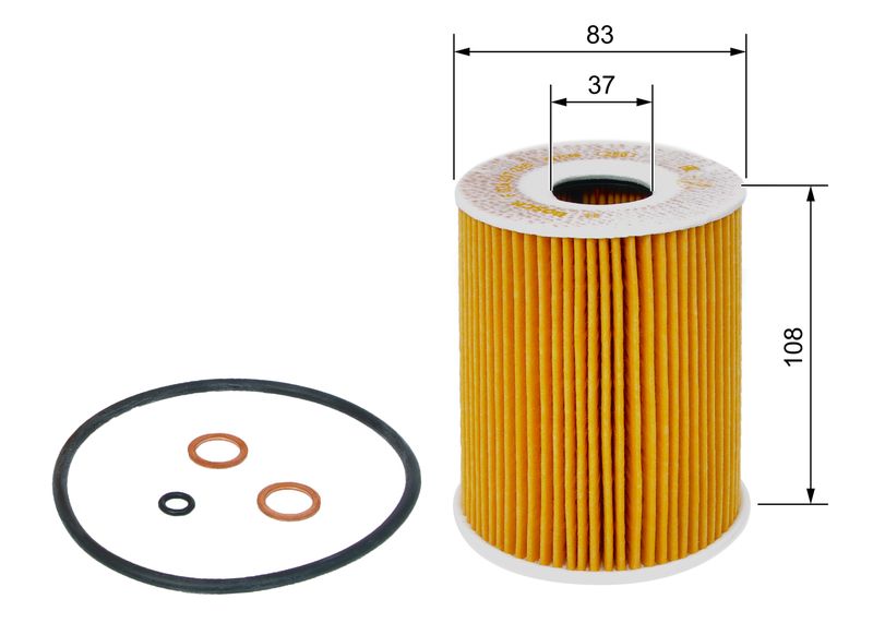Bosch F026407255 Oil Filter - 5