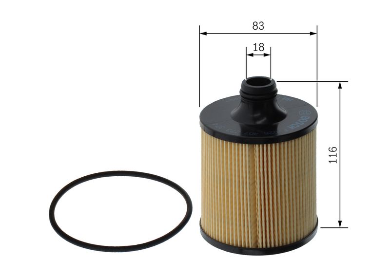 Bosch F026407273 Oil Filter - 5