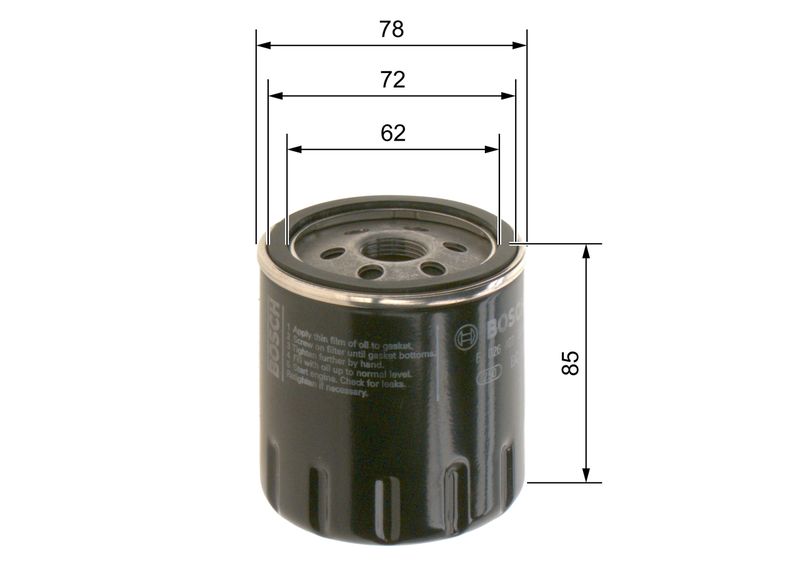 Bosch F026407300 Oil Filter - 5
