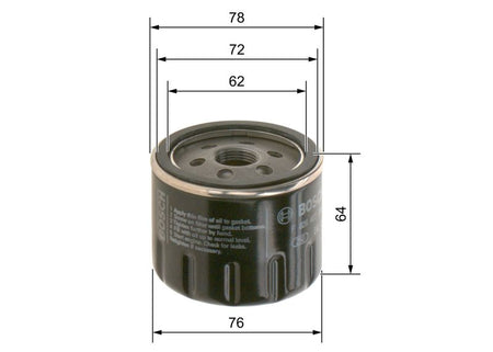 Bosch F026407302 Oil Filter - 5