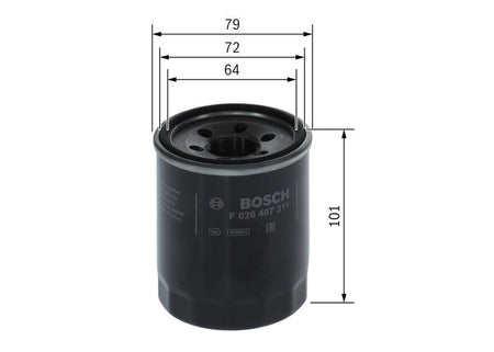 Bosch F026407311 Oil Filter - 5