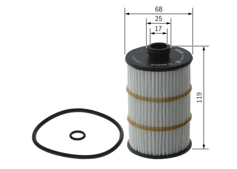 Bosch F026407313 Oil Filter - 5
