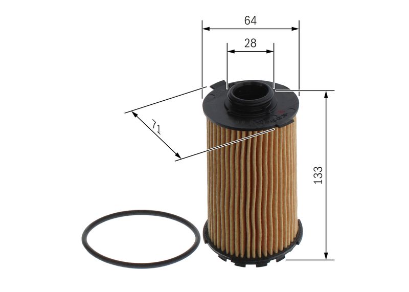 Bosch F026407314 Oil Filter - 5