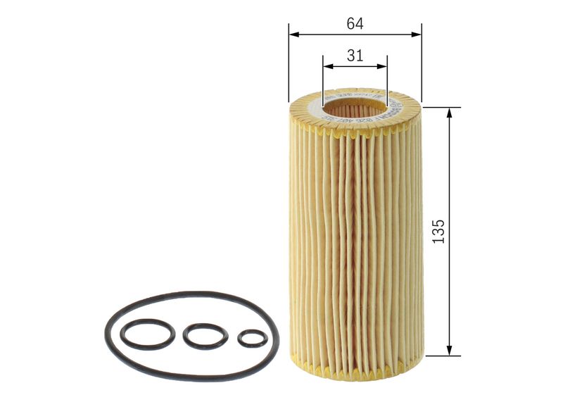 Bosch F026407319 Oil Filter - 5
