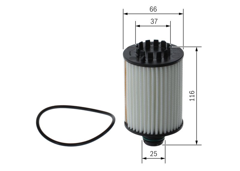 Bosch F026407335 Oil Filter - 5
