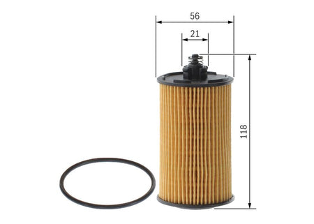 Bosch F026407338 Oil Filter - 5
