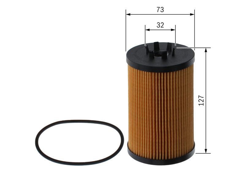 Bosch F026407341 Oil Filter - 5