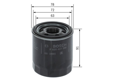 Bosch F026407350 Oil Filter - 5
