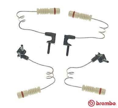 Brembo A00387 Warning Contact, brake pad wear - 1