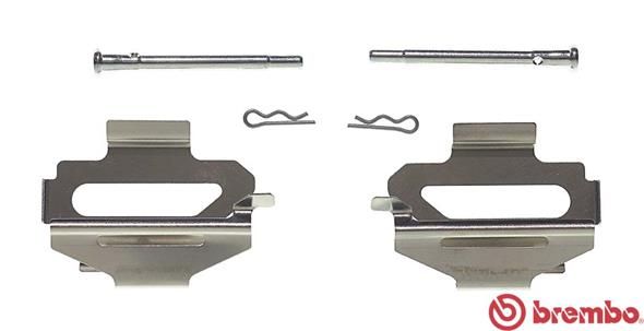 Brembo A02253 Accessory Kit, disc brake pad - 1
