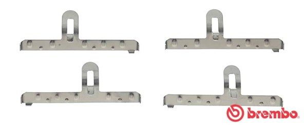 Brembo A02303 Accessory Kit, disc brake pad - 1