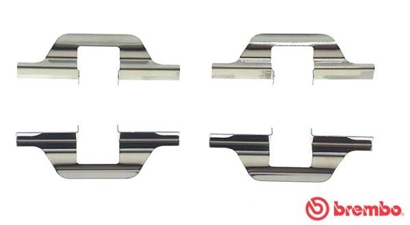 Brembo A02304 Accessory Kit, disc brake pad - 1
