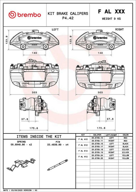 Brembo FALE12 Brake Caliper - 2