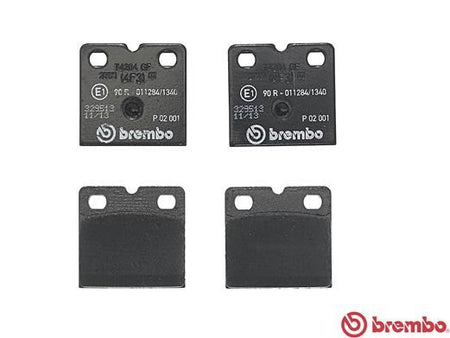 Brembo P02001 Brake Pad Set, disc parking brake - 2