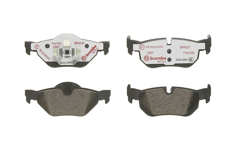 Brembo P06038X Brake Pad Set, disc brake - 2