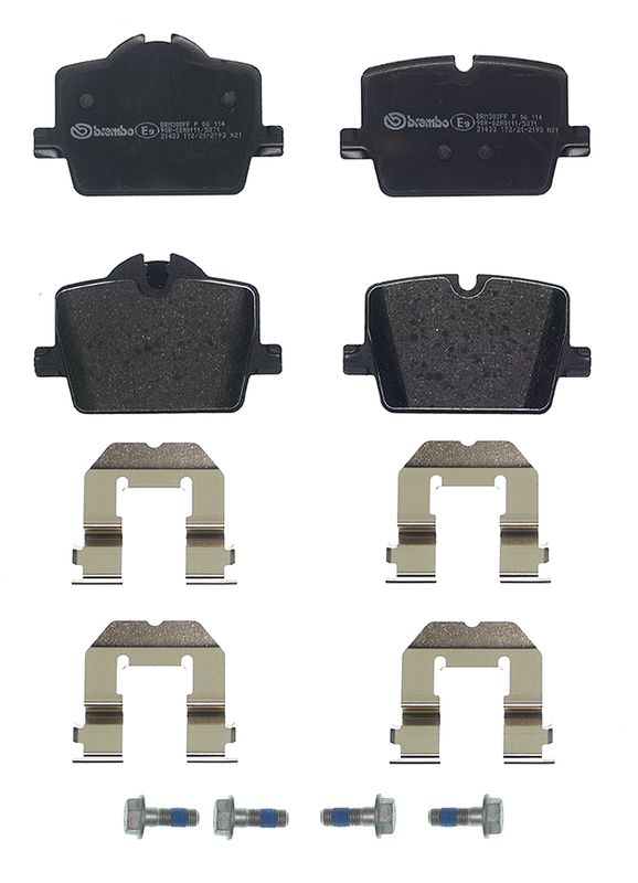 Brembo P06114 Brake Pad Set, disc brake - 2