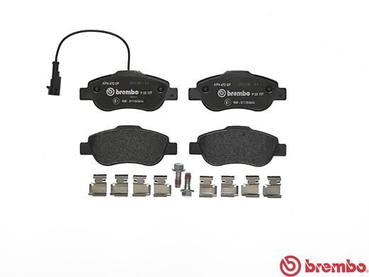 Brembo P23107 Brake Pad Set, disc brake - 2