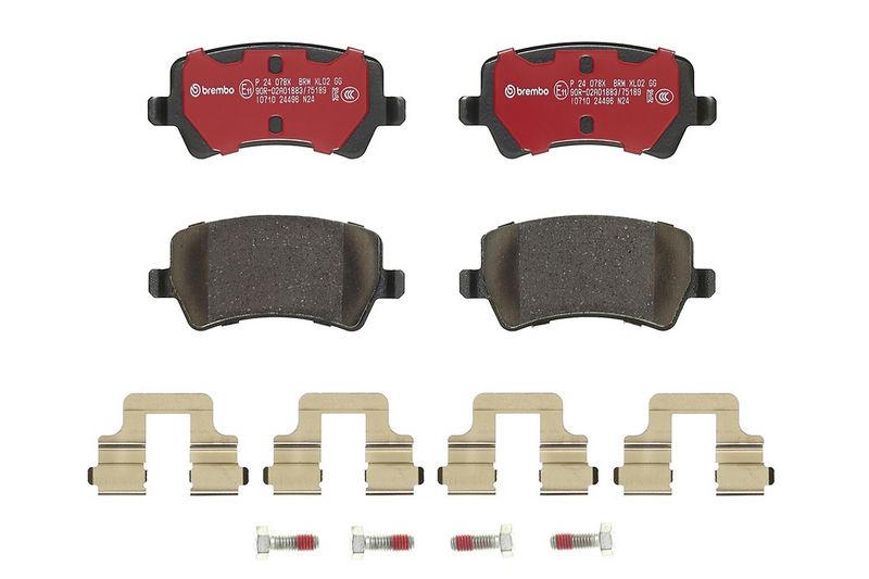 Brembo P24078X Brake Pad Set, disc brake - 3