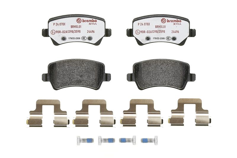 Brembo P24078X Brake Pad Set, disc brake - 4